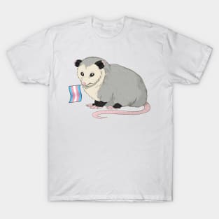 Transgender Pride Opossum T-Shirt